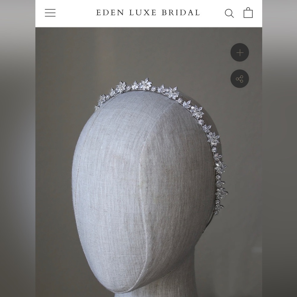 Eden Luxe bridal Tiara, Samantha